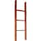 Ekena Millwork 15"W x 48"H x 3 1/2"D Vintage Farmhouse 3 Rung Ladder, Barnwood Decor Collection, Salvage Red DECR015X048X04LDRRD - alternate 1